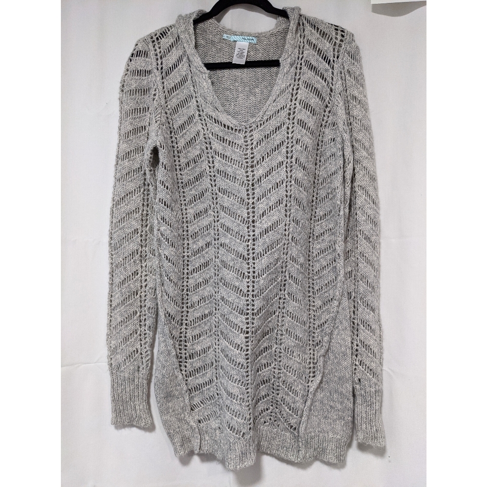 NWOT Maurice's Sparkly Knit Tunic sweater w/hood